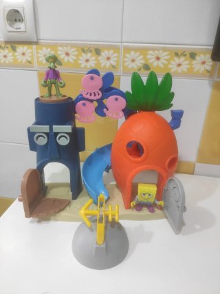 Casa Bob Esponja y Calamardo