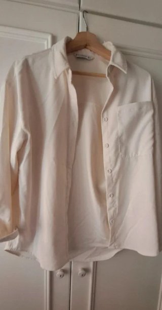 Camisa Stradivarius Beige Talla S
