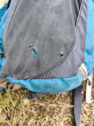 Mochila Ferrino Azul y Gris