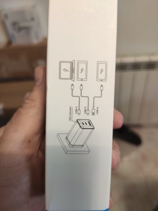 Cargador USB C 130W GaN 3 Puertos PD QC