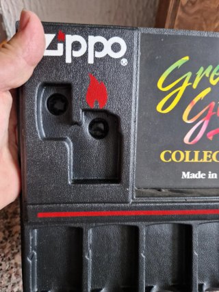 Porta Zippo Plastica Vintage