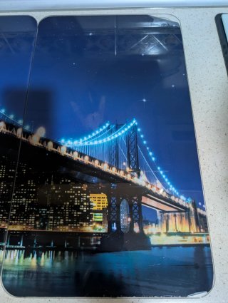 2 Cubre vitrocerámica 30x52 cm Puente Noche