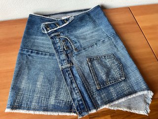 Gonna Stefanel denim asimmetrica
