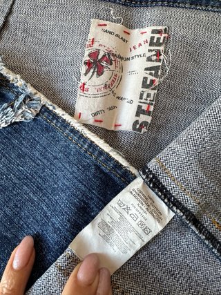 Gonna Stefanel denim asimmetrica