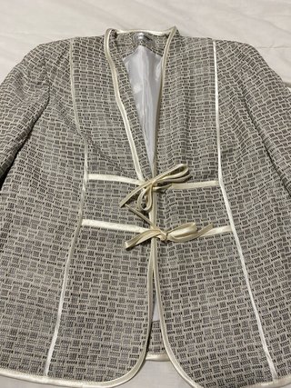 Chaqueta Vintage Beige y Gris