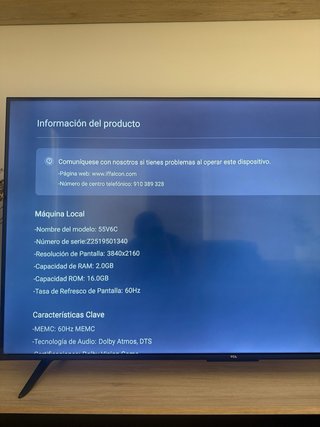 TV TCL 55 4K UHD Smart TV Google DLED 55V6C