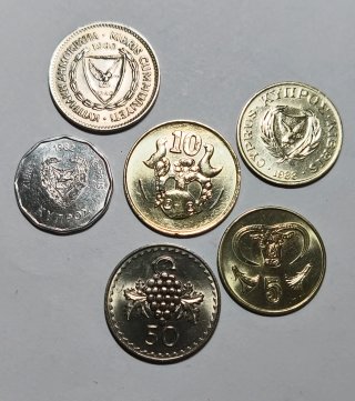 Monedas de Chipre (Kibris) - Lote Variado
