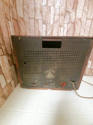 Radio antigua válvulas Madera baquelita Vintage