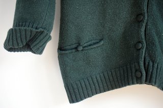 Chaqueta ZARA de punto con cuello de piel