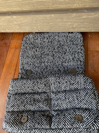 Bolso Zara acolchado tweed cadena