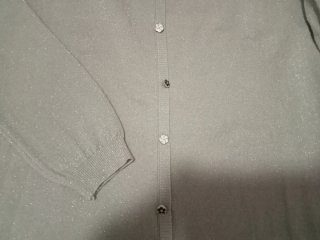 Jersey rosa brillos manga larga encaje