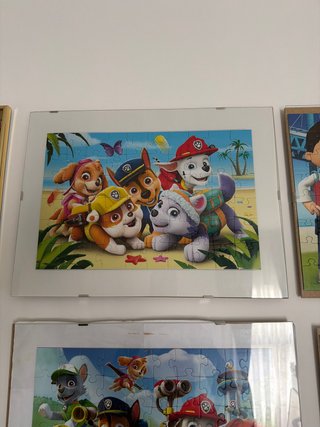 Puzzle Paw Patrol enmarcado