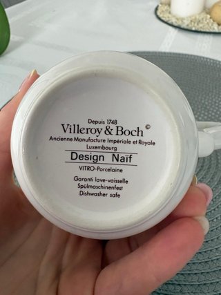 Taza Villeroy & Boch porcelana