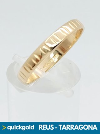 40-691 ANILLO ORO 18K ALIANZA T23