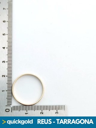 40-691 ANILLO ORO 18K ALIANZA T23