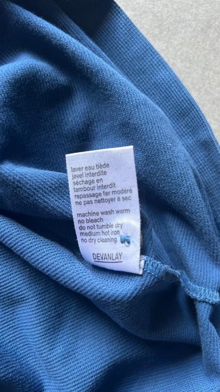 Polo Lacoste Blu Taglia L Vintage