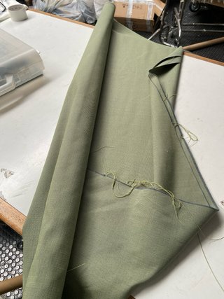 Tessuto Cotone Verde