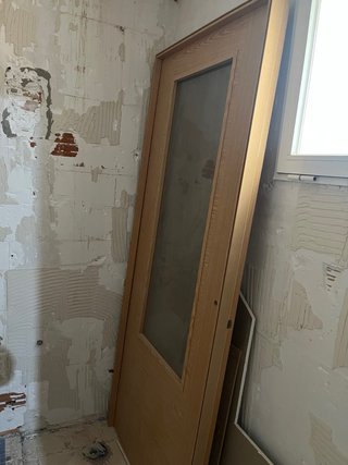Puerta interior roble miel 82,5 cm de izquierda