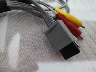 Cable AV Nintendo Wii Original Gris