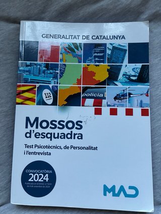 Mossos d`Esquadra. Temari Oficial, Fisiques, Psico