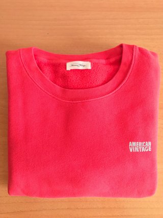 Sudadera American Vintage Roja Talla L