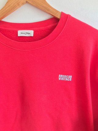 Sudadera American Vintage Roja Talla L