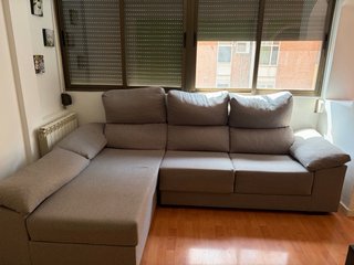 Sofá Chaiselongue Gris urge venta!!!!