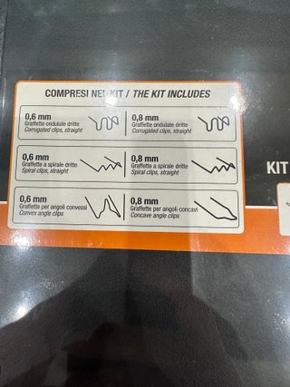 Kit Ripara Plastiche Beta