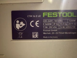 Aspirador Festool CTM 36 E LE