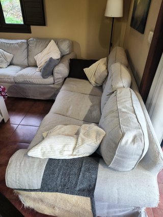 Sofá Ikea beige tela