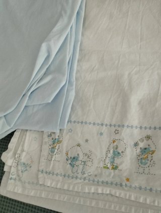 Juego de sábanas de cuna prenatal