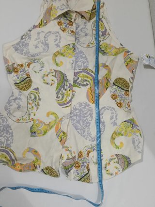 Blusa sin mangas verano mujer multicolor