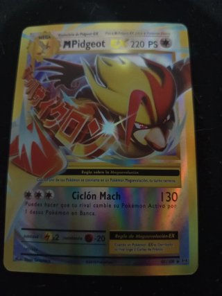 Carta Pokémon M-Pidgeot EX 220 PS