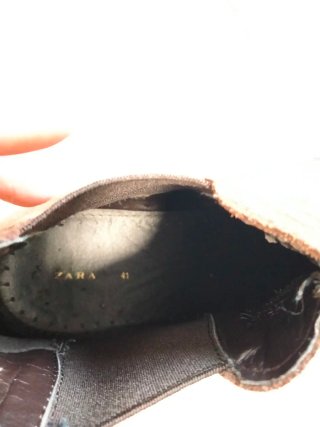 Botas Chelsea Zara Marrones