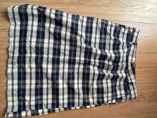 Falda Carhartt Cuadros Azul Blanco Tartbell Skirt
