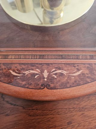 Lámpara techo vintage madera y cristal
