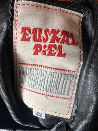 Pantalón de cuero mujer negro