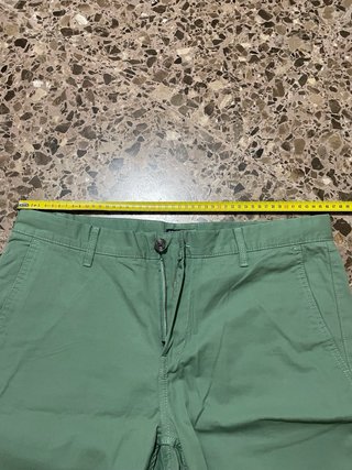 SEARA MEN Pantalón Corto Chino Verde