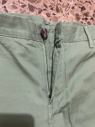 SEARA MEN Pantalón Corto Chino Verde