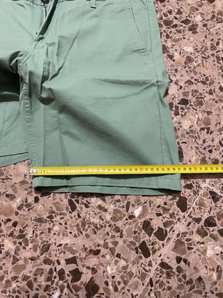 SEARA MEN Pantalón Corto Chino Verde