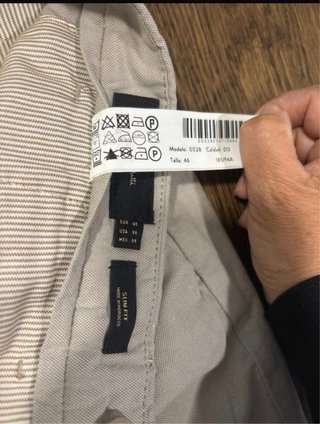Pantalón Massimo Dutti Beige Talla [Talla] 46