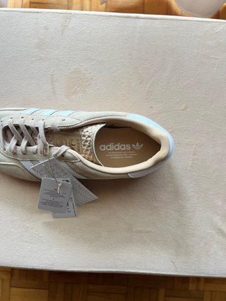 Zapatillas Adidas W Gazelle Indoor Beige White