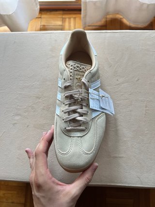 Zapatillas Adidas W Gazelle Indoor Beige White