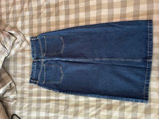 Falda vaquera midi Mango Talla 34