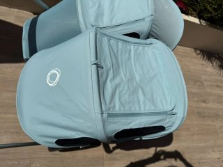 Carrito Bugaboo Donkey Gemelar Azul