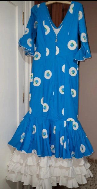 Vestido Flamenca Azul