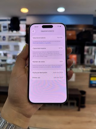 iPhone 15 Pro 256GB Grigio 87% Batteria + GARANZIA