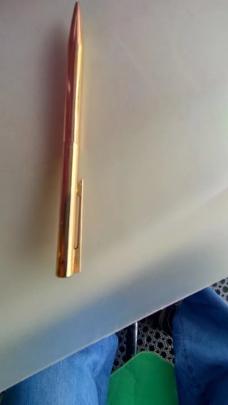 Waterman roller placata oro cm 12,5x0,6