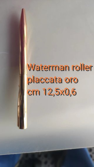 Waterman roller placata oro cm 12,5x0,6