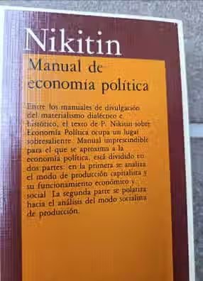 Manual de economía política. P. Nikitin.